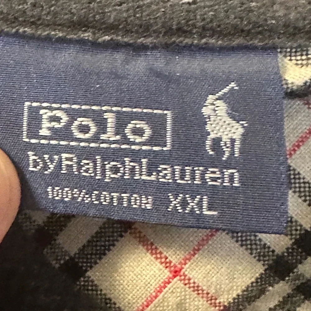 Polo Ralph Lauren Mens XXL Black Big Pony Short Sleeve‎ Cotton Pique Polo Shirt